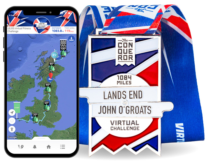 Length of the UK Virtual Challenge