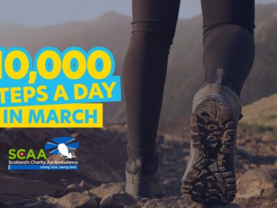 10,000 steps every day this March for SCAA