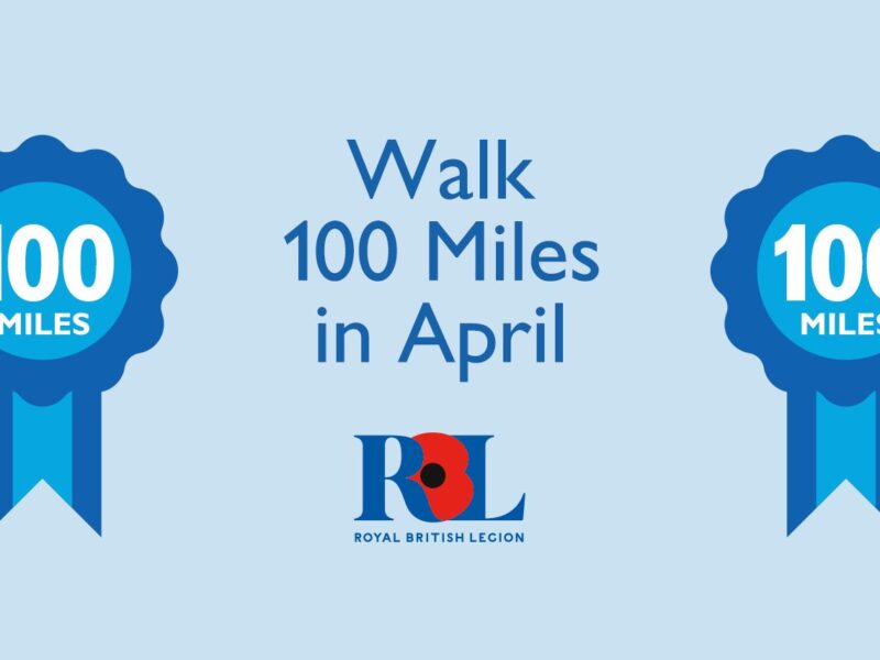 Walk 100 miles in April